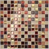 CrystalMosaic 3D Tile Stickers – Self-Adhesive Waterproof Glass-Look Wall Covering for Kitchen & Bathroom (5/10 Pieces)