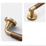 Walnoir Retro Wooden Door Lock – Quiet Interior Door Lock with Classic Design