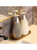 CeramicaVintage Heritage Pump Dispenser – Retro Ceramic Refillable Soap Bottle for Kitchen & Bathroom | Classic Farmhouse & Timeless Décor