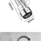 WaterSaver Premium Faucet Shut-Off Attachment – 360° Swivel Aerator with Stop Button