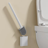 PureGuard Matte Black Toilet Brush & Holder Set – Modern Hygienic Bathroom Cleaning System with Compact Space-Saving Design