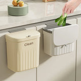 FlexiBin Kitchen Wall Trash Can – 8.5L / 12L with Lid – Hygienic Bin for Cabinets, Under-Sink & Compost