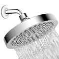 AquaRain Pro High-Pressure Rain Shower Head with Arm – Wall Mount Round Design