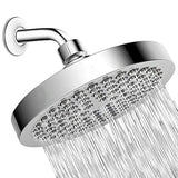 AquaRain Pro High-Pressure Rain Shower Head with Arm – Wall Mount Round Design