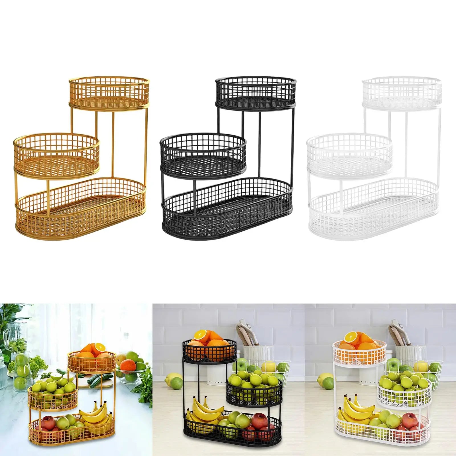 FruitElegance – Metal Wire Basket for Fruits & Vegetables