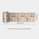 DecoMosaic Waterproof Mosaic Wall Stickers – Peel & Stick Backsplash for Bathroom, Kitchen & Living Spaces
