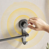 MagnaGrip Suction Cup Towel Holder – Black, Drill-Free & Multifunctional