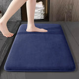 AquaVelours Super Absorbent Bath Mat – Ultra-Soft Coral Velvet, Non-Slip, Quick-Dry