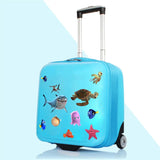 AquaKids 3D Ocean Animal Wall Stickers – Fun & Safe Kids’ Bathroom and Wall Decor with Nemo, Starfish, Turtle & Shark