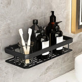QuickMount Self-Adhesive Bathroom Shelf – Aluminum Shower & Shampoo Organizer