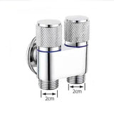 HydroSplit DualFlow Pro Valve – 2-Way Wall Mount Water Splitter Faucet for Toilet & Washing Machine