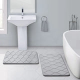 UltraSoft Memory Foam Bath Mat Rug – Non-Slip Absorbent Bathroom Carpet | Quick Dry | Machine Washable Comfort
