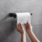LUXROLLO – Self-Adhesive Stainless Steel Toilet Paper Holder (Extended & Drill-Free)