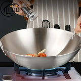 ChefMaster – Large Stainless Steel Wok with Dual Handles