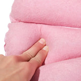 AquaLuxe Inflatable Spa Bath Pillow with Neck Support – Soft Terry Comfort with Suction Cups