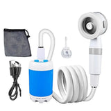 AquaNomad SmartCamp Portable Shower – Rechargeable 4000mAh Outdoor Shower with Digital Control for Camping, Pets & Travel