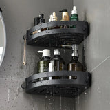 AquaGrip No-Drill Shower Organizer Set – Waterproof Adhesive Bathroom Shelf System (1, 2 or 3 Pack) – Heavy-Duty Wall Storage for Shampoo, Soap & Essentials