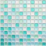 CrystalMosaic 3D Tile Stickers – Self-Adhesive Waterproof Glass-Look Wall Covering for Kitchen & Bathroom (5/10 Pieces)
