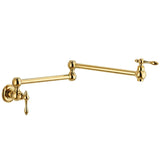 RoyalPour – Luxury Wall-Mount Gold Pot Filler Faucet | Stylish & Functional