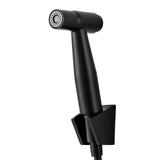 AquaFlex Wall-Mount Kitchen Faucet with Side Sprayer – 360° Swivel, Brushed Stainless Steel