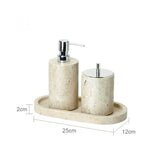 Travèra Beige Travertine Bathroom Set – Timeless Elegance in Natural Marble Stone