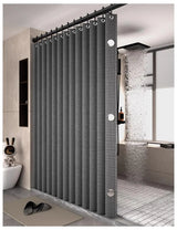 MagnaFold Foldable Magnetic Shower Curtain – Waterproof Curtain for Walk-In Showers
