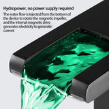 CascadeFlow LuxePlate Waterfall Bathroom Faucet – 2-Hole Single Handle Sink Mixer with Deck Plate & Supply Lines
