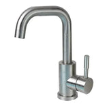 Contemporary Black Nickel Stainless Steel Bathroom Faucet with 360 Degree Swivel Spout and Single Lever Control