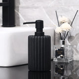 CeramiPure Studio Creative Ceramic Soap Dispenser – Elegant Bathroom Accessory for Home & Hotel