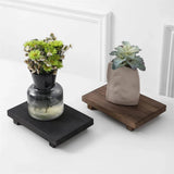 RustiTray – Decorative Wooden Tray Stand | Rustic Farmhouse Style Organizer for Bathroom, Kitchen & Vanity