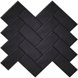Herringbone Luxe – Peel & Stick Wall Tiles | 3D Effect, Waterproof & Modern