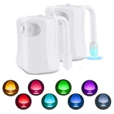 LumiSense RGB Toilet Night Light – Motion Sensor LED with 8/16 Colors