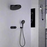 AquaRegal ThermoRain Spa System – 3-in-1 Thermostatic Rainfall Shower Set | Wall Mounted Solid Brass | Brushed Gold or Slate Gray