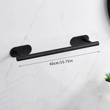 Stick & Style Self-Adhesive Stainless Steel Bathroom Accessory Set – No Drill, Modern & Durable