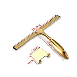 ShinePro Stainless Steel Squeegee – 10–14" for Showers, Mirrors, Tiles & Kitchen