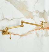 RoyalPour – Luxury Wall-Mount Gold Pot Filler Faucet | Stylish & Functional