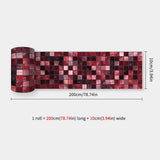 DecoMosaic Waterproof Mosaic Wall Stickers – Peel & Stick Backsplash for Bathroom, Kitchen & Living Spaces