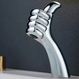 AquaFalls Solo BrassCascade – Solid Brass Waterfall Bathroom Faucet | Luxury Single-Handle Vanity faucet