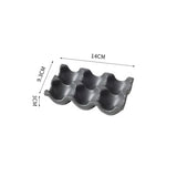OvoLux Ceramic Egg Holder – 6- & 12-Slot Egg Tray for Kitchen & Refrigerator