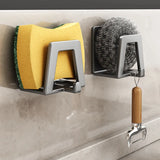 GripSteel – Stainless Steel Sponge Holder & Self-Adhesive Wall Organizer for Kitchen & Bathroom