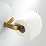 HeritageBrass Vintage Antique Brass Bathroom Hardware Set – 4-Piece Wall-Mounted Bath Accessory Kit with Towel Bar, Toilet Paper Holder, Towel Ring & Robe Hook