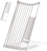 FoldRack – Foldable Stainless Steel Dish Drying Rack for Compact & Modern Kitchens