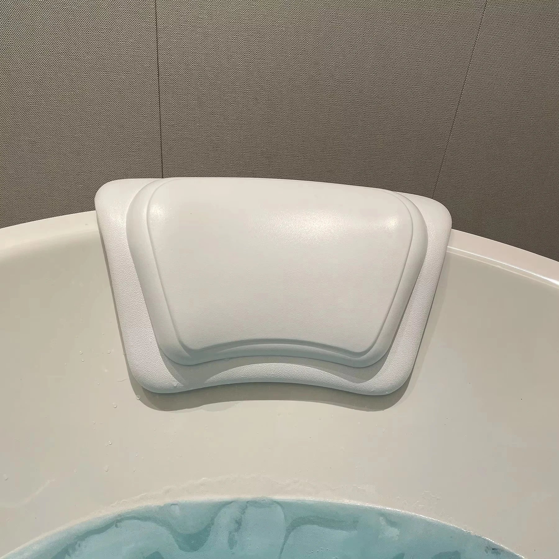 HydroLuxe Non-Slip Bath Pillow with Silicone Foam – Premium Comfort for Bath & Spa