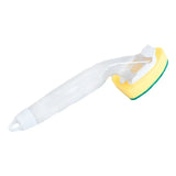 ScrubFlow SmartSoap Dish Brush Set – Refillable Soap Dispensing Handle with 2 Replaceable Sponge Heads