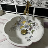 Aurora Hand-Painted Designer Vessel Sink
