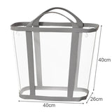 BreezeFold Collapsible Laundry Hamper  – Breathable & Versatile Storage