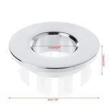 DrainElegance Solid Brass Sink Overflow Cover Ring – Universal 0.87–0.98 in. Fit