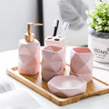 NordicSerenity 4-Piece Ceramic Bathroom Set – Scandinavian Style