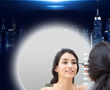 LumiCircle SmartGlow LED Bathroom Mirror – Round Anti-Fog Lighted Vanity Mirror with Adjustable Lighting (16” / 20” / 24”)