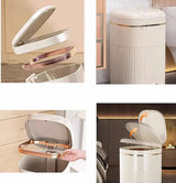 SilentStep Luxury Step Trash Can – 8L / 10L – 8L / 10L Stylish Pedal Bin with Lid for Bathroom, Kitchen & Office